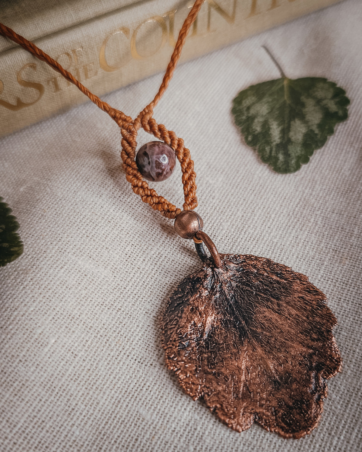 Dead Nettle Spirit with Jasper | Scottish Botanical Amulet