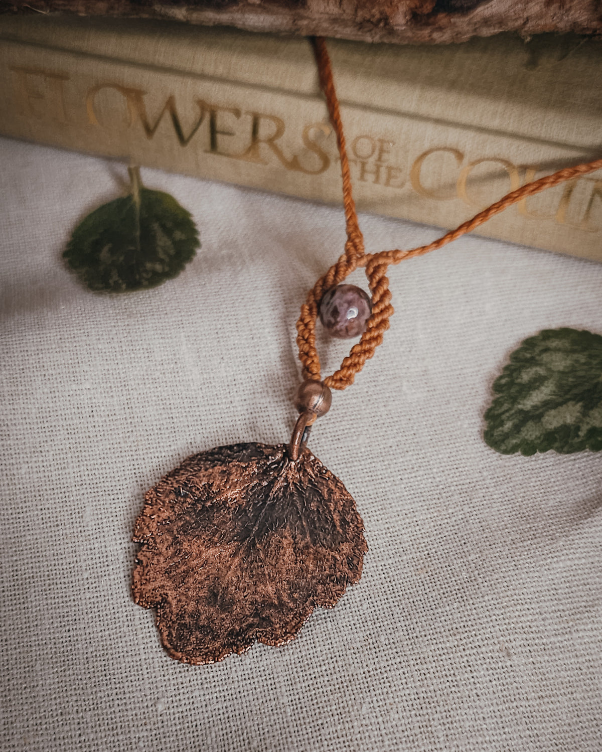 Dead Nettle Spirit with Jasper | Scottish Botanical Amulet