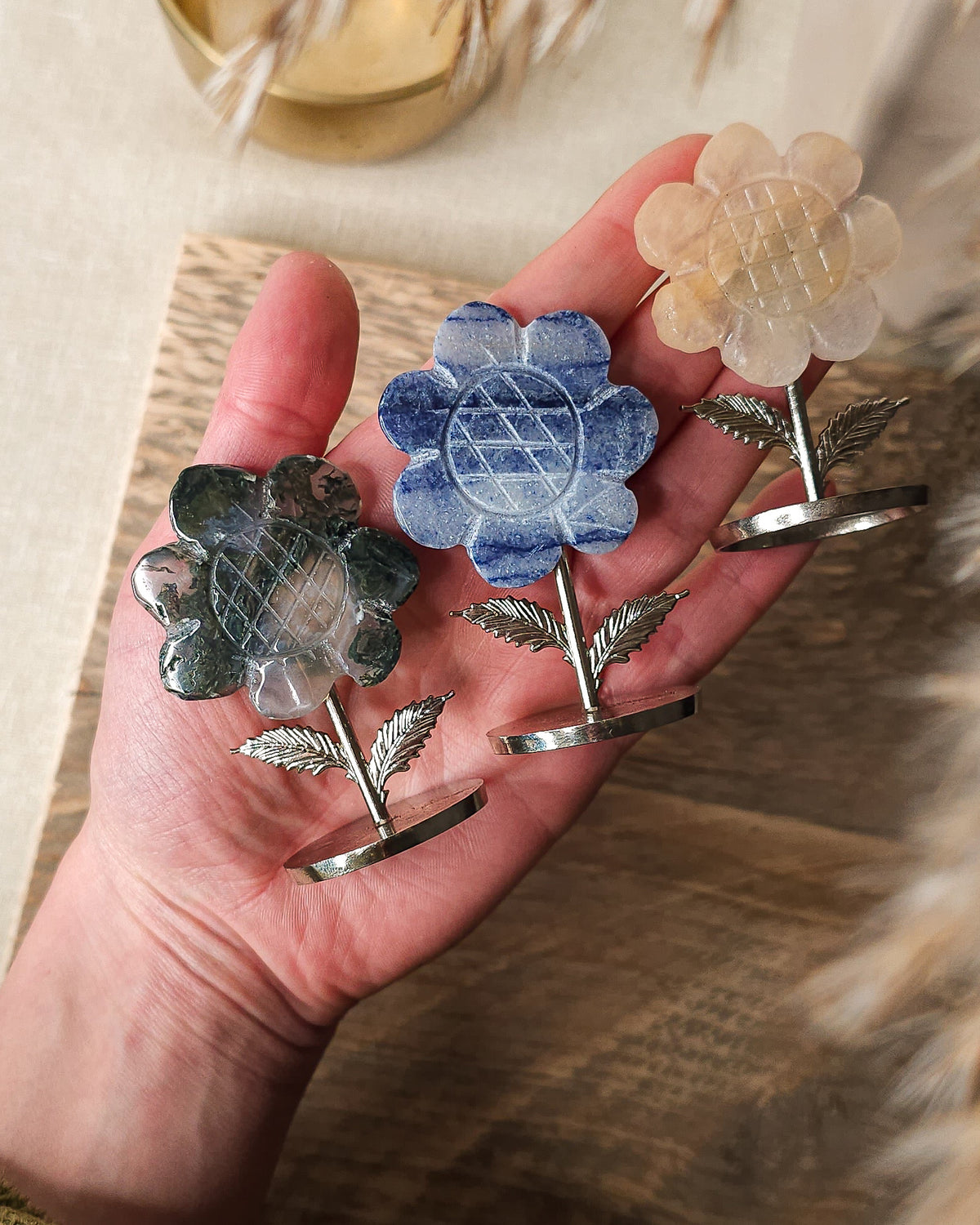 Crystal Flower Carving