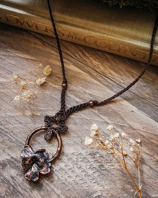 Primrose Spirit with Yellow Tourmaline | Scottish Botanical Amulet