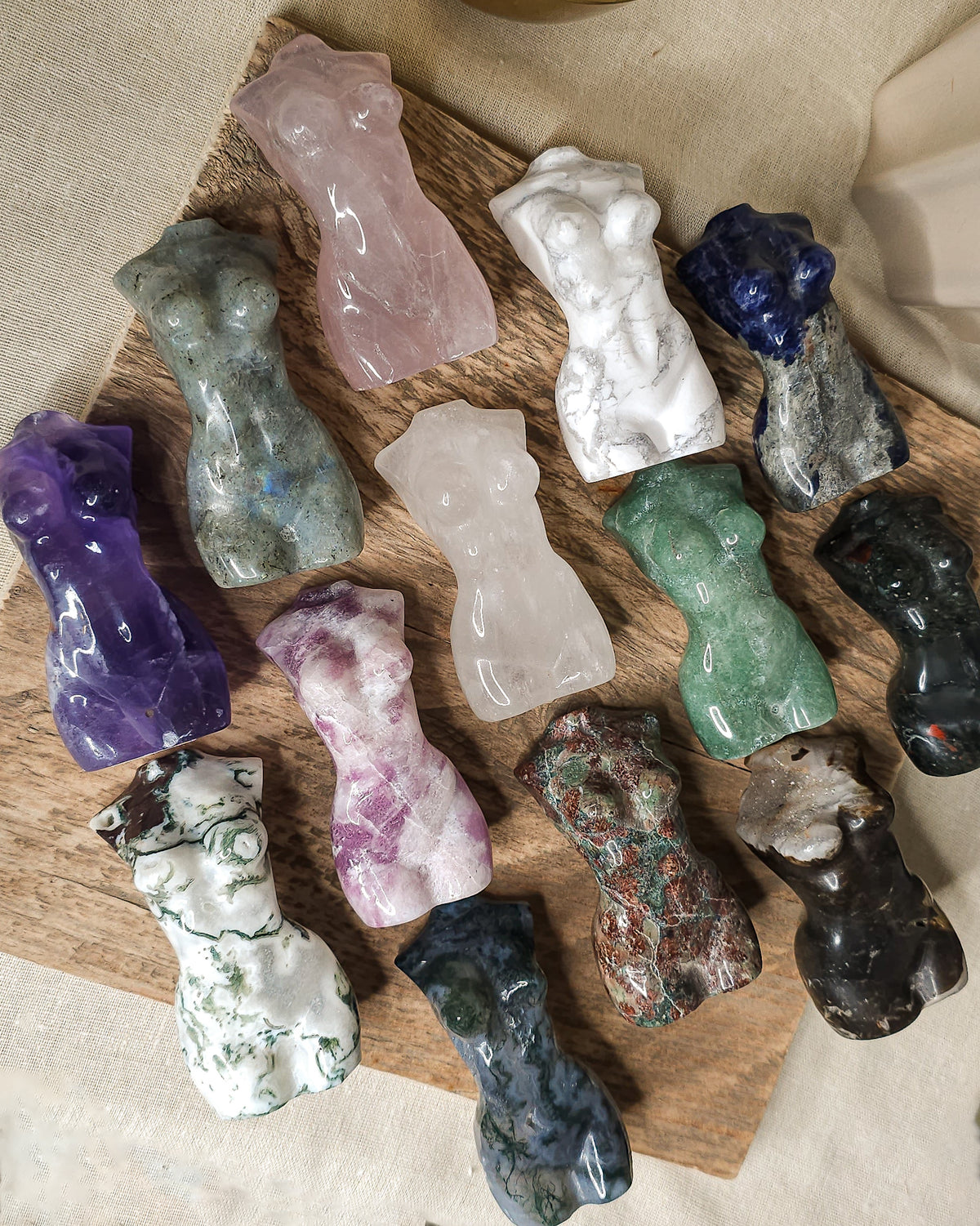 Crystal Goddess Body Carving