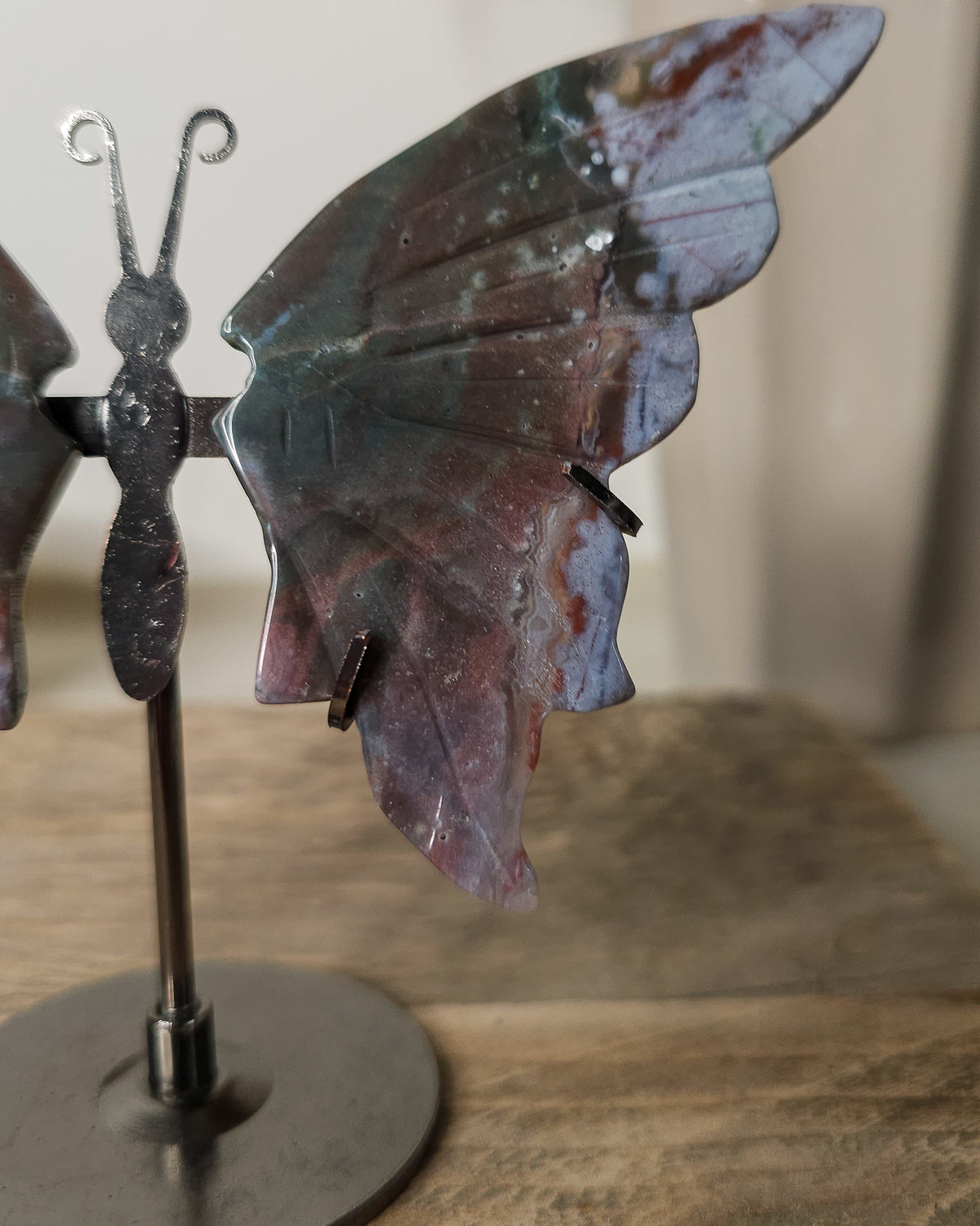 Jasper | Crystal Butterfly Wings On The Stand