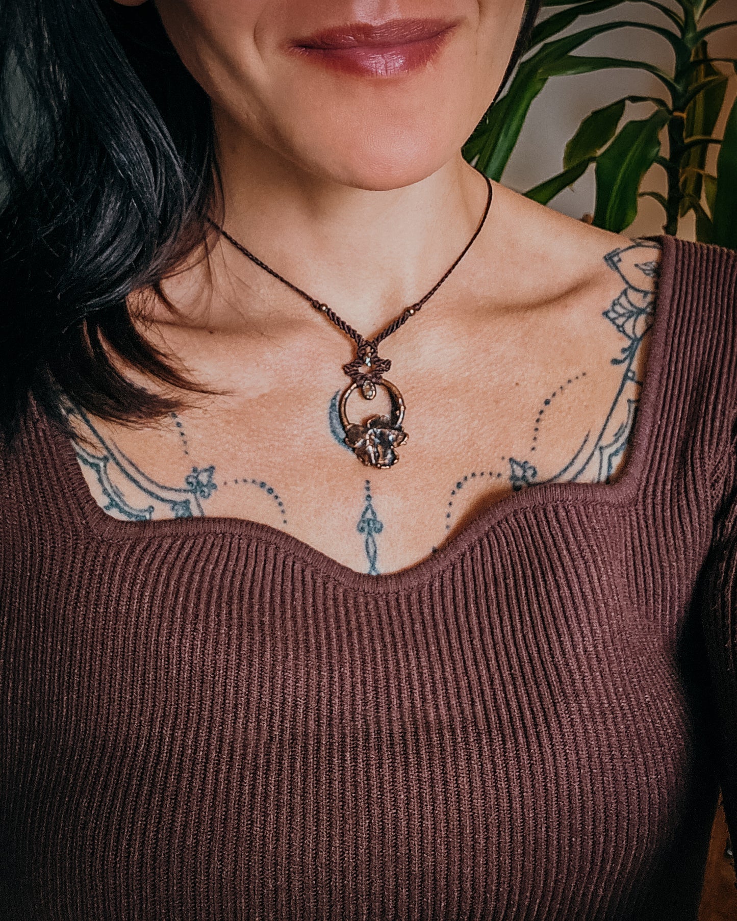 Primrose Spirit with Yellow Tourmaline | Scottish Botanical Amulet