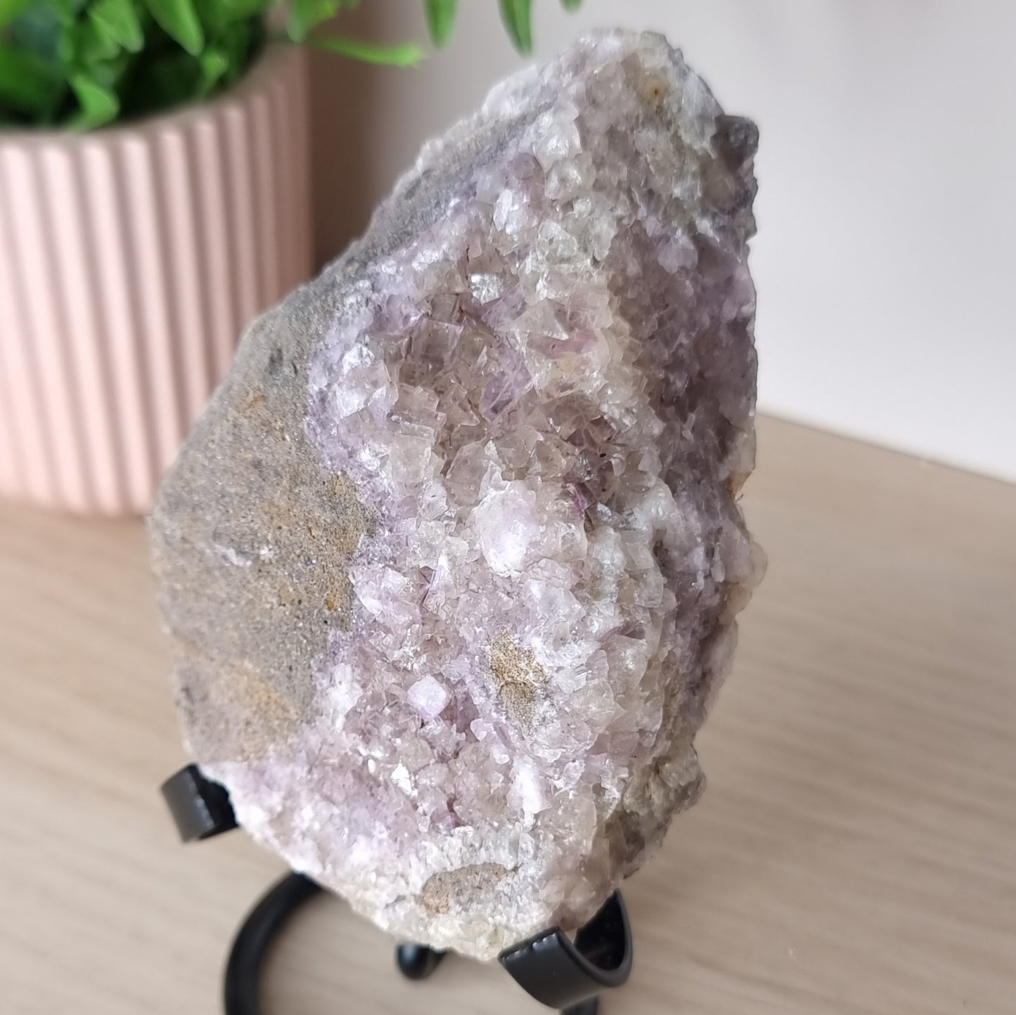 Black, Purple and Yellow Fluorite Specimen with Pyrite Inclusions