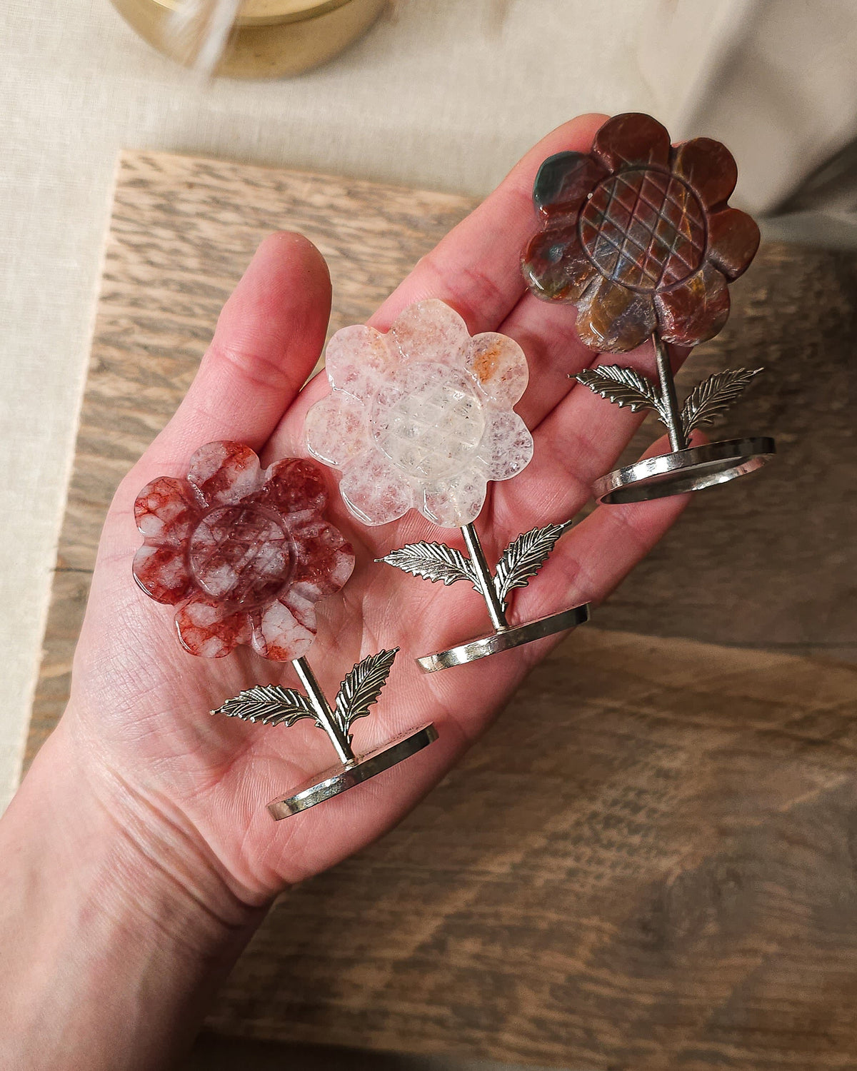 Crystal Flower Carving