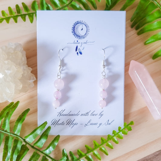 Rose Quartz Earrings