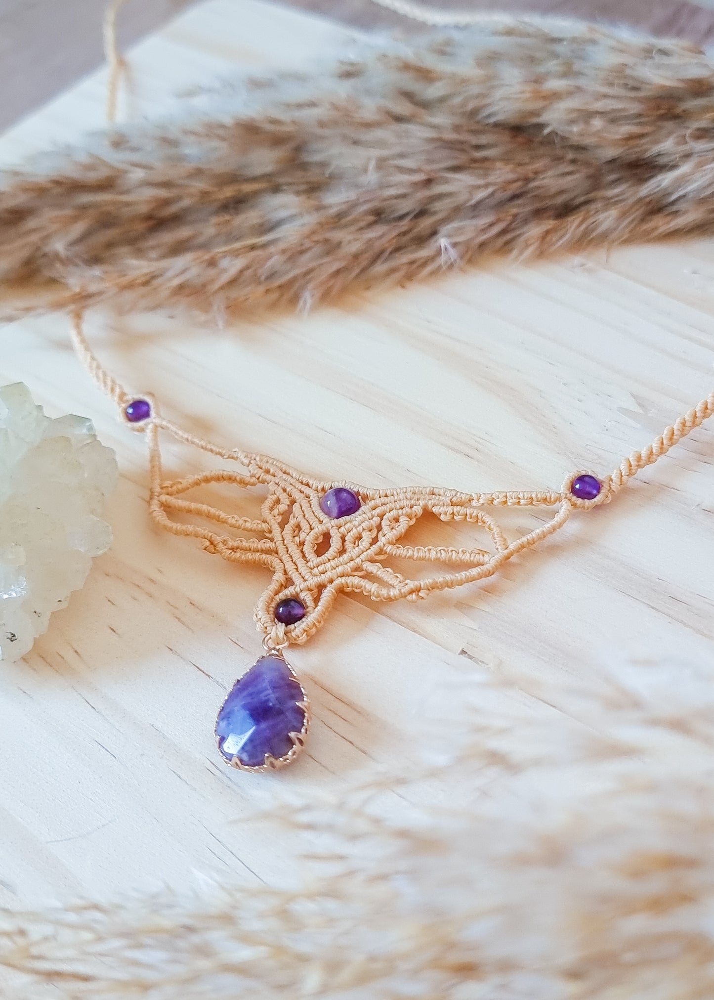 Amethyst Collar Necklace