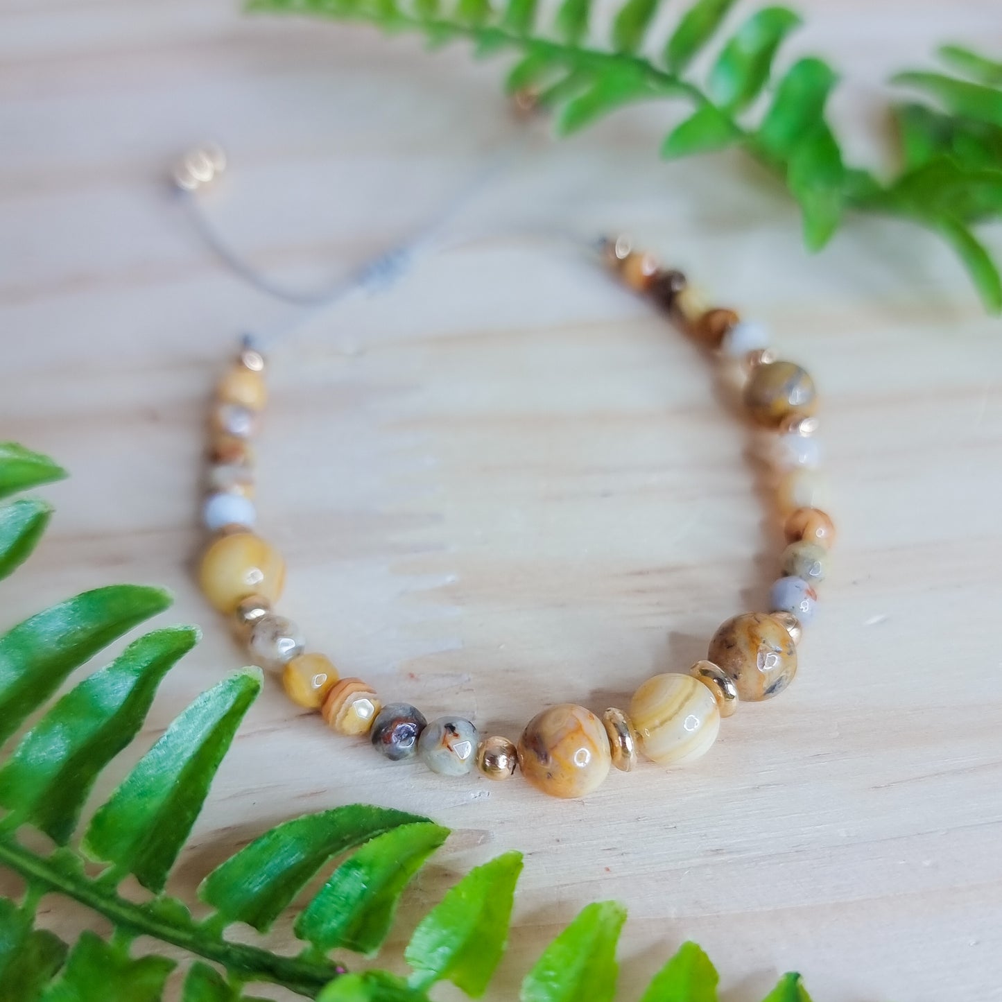 Crazy Lace Agate bracelet