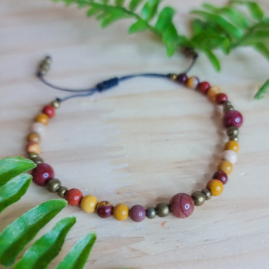 Mookaite bracelet