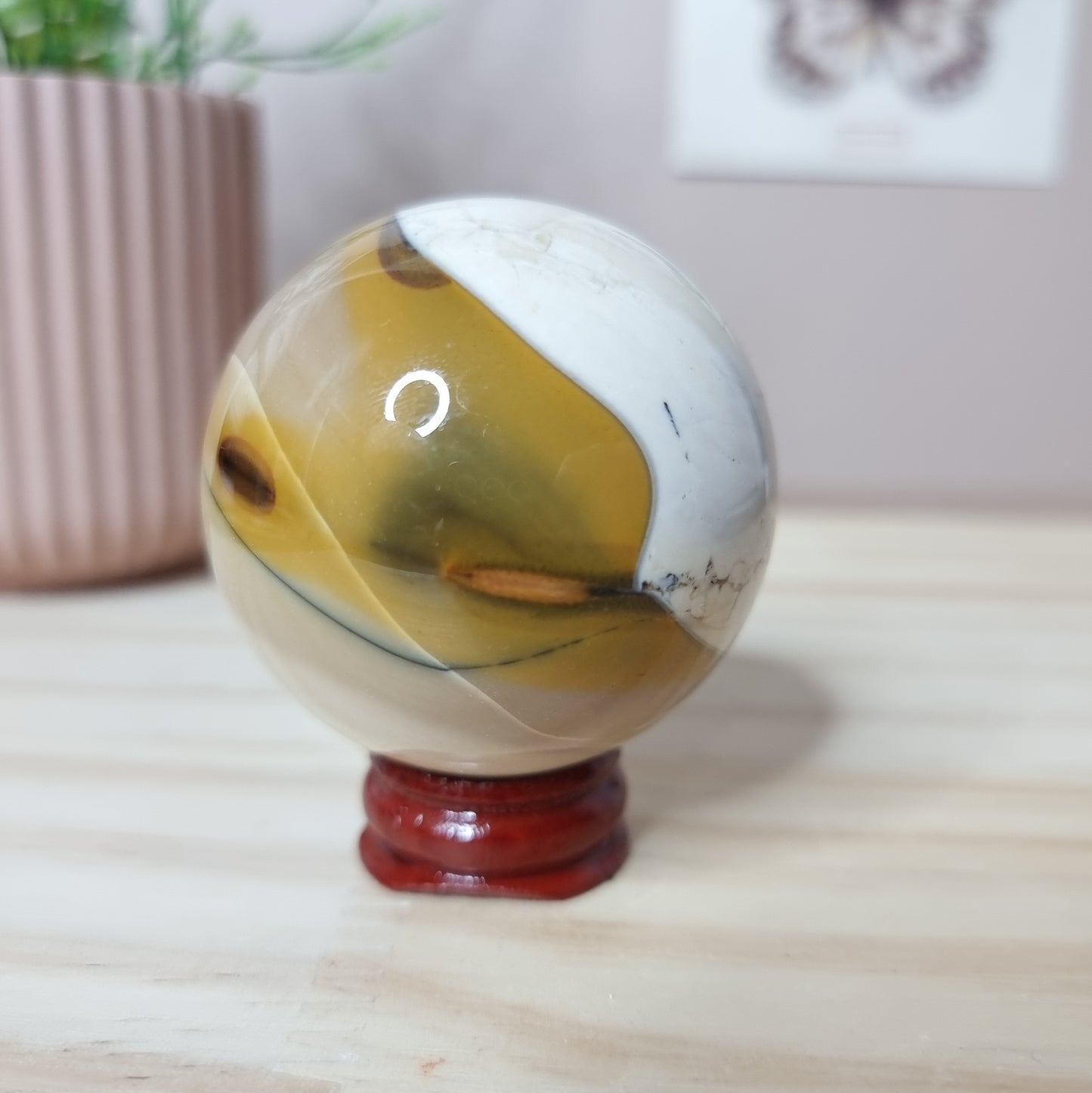 Mookaite sphere