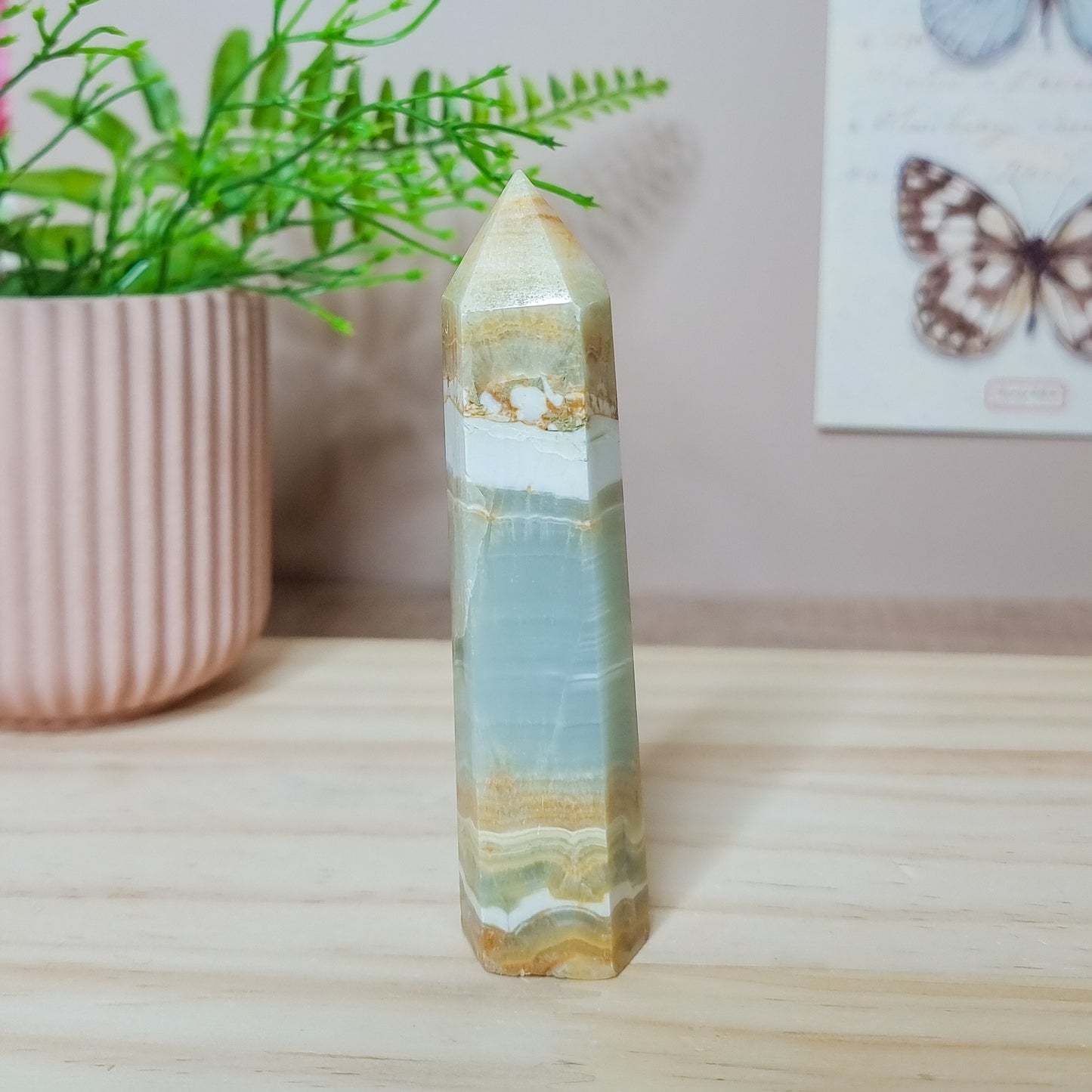 Banded Calcite Tower