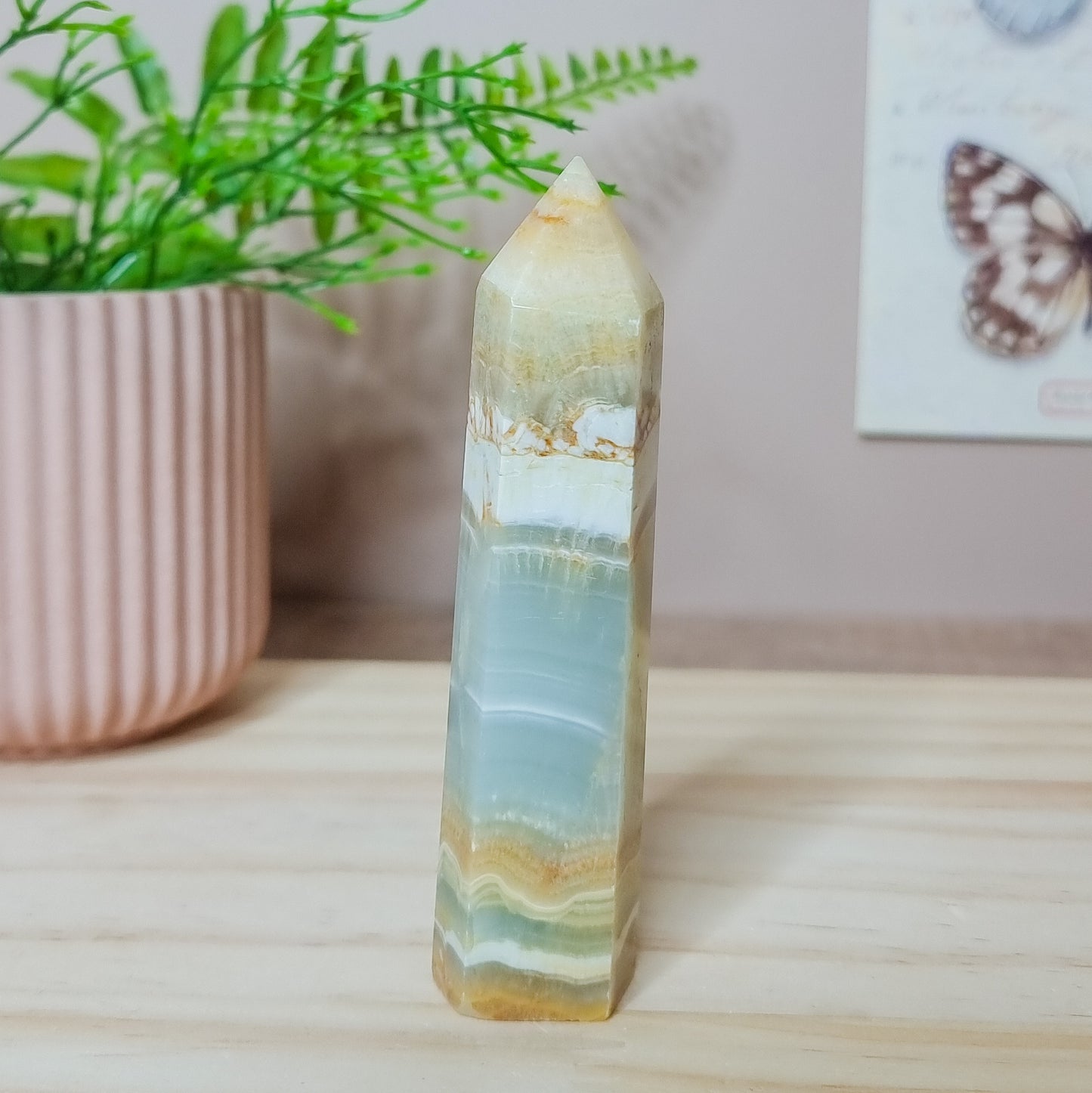 Banded Calcite Tower