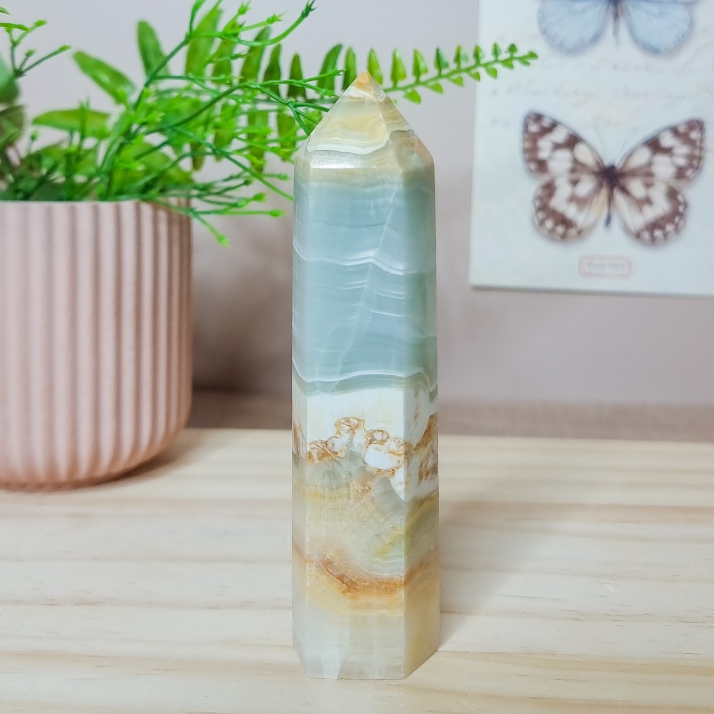 Banded Calcite Tower