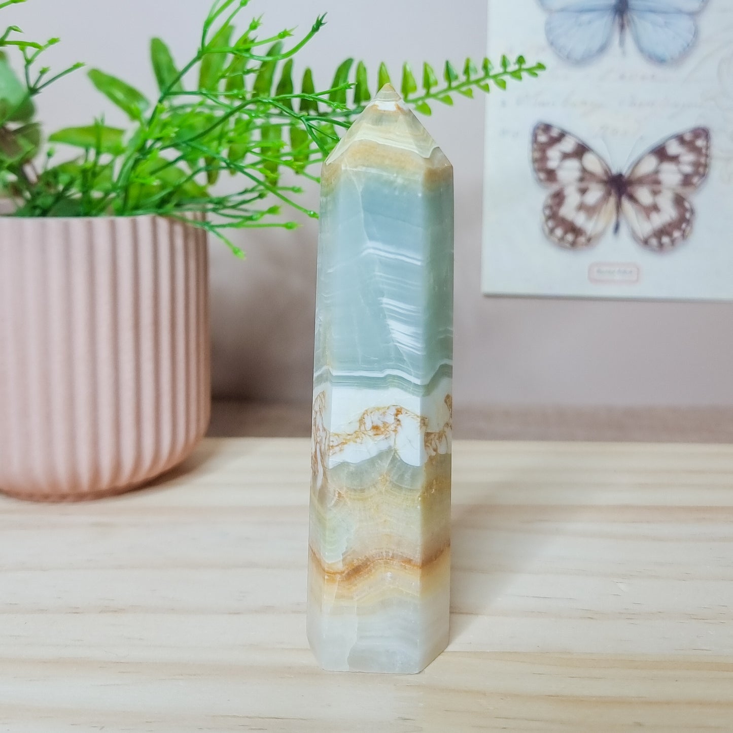 Banded Calcite Tower