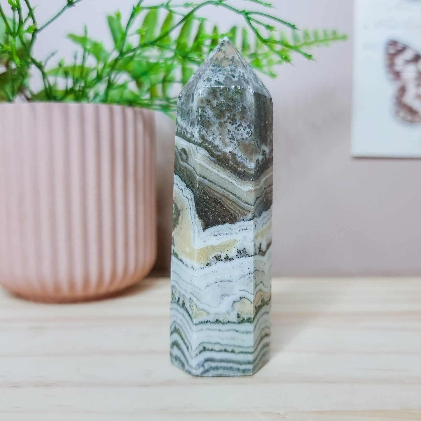Dendritic Calcite Tower