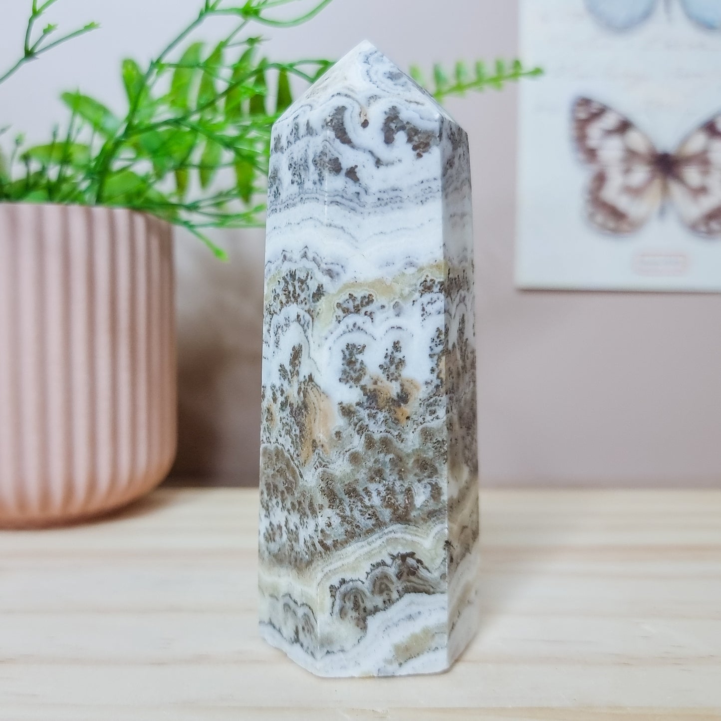 Dendritic Calcite Tower