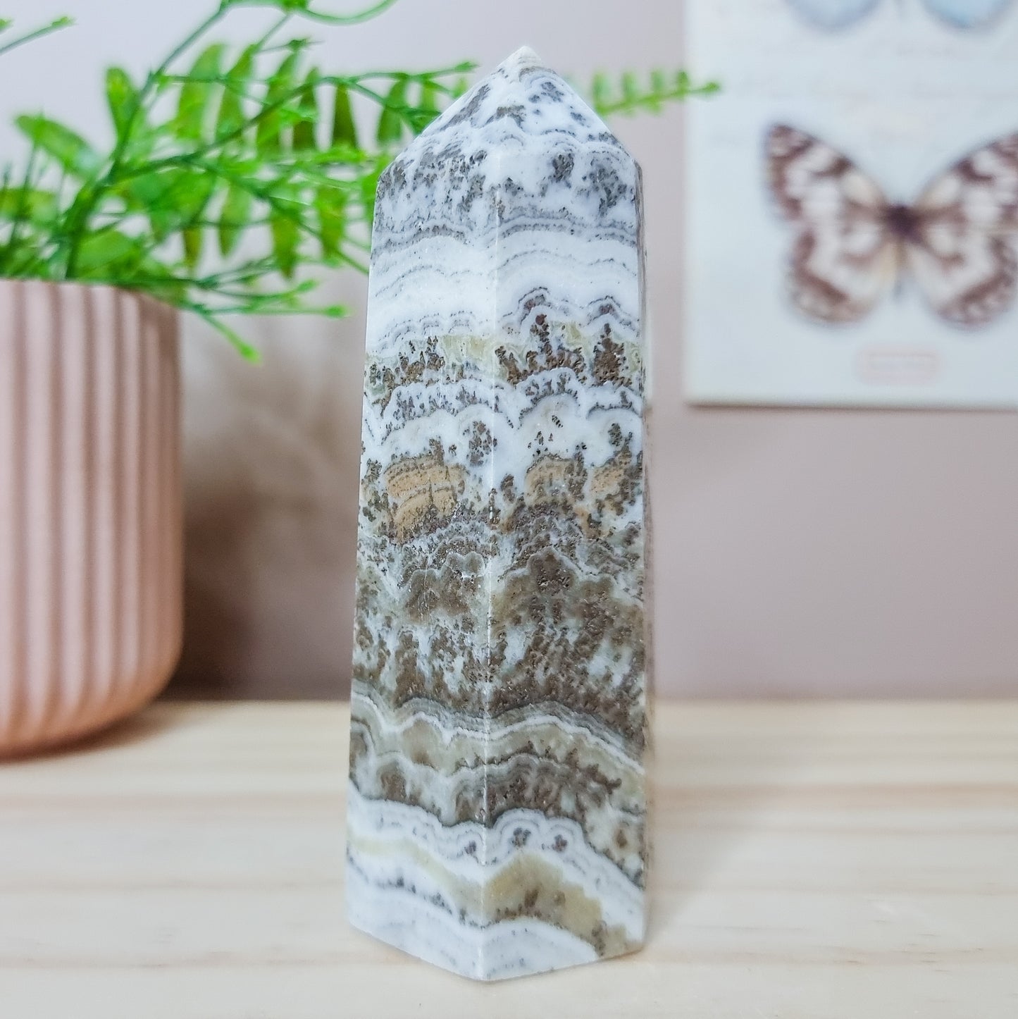 Dendritic Calcite Tower