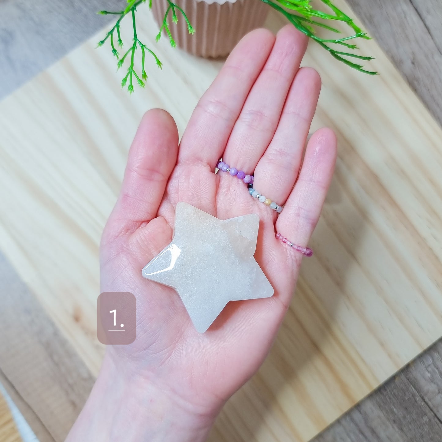 Pink Aventurine Stars
