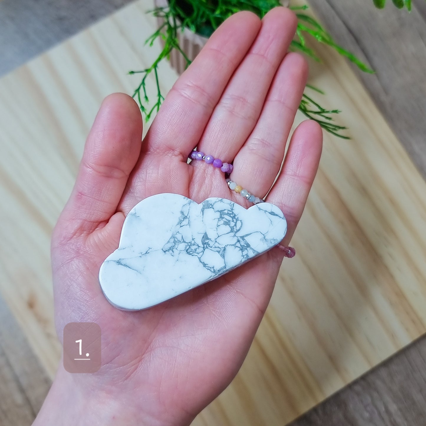 Howlite Clouds