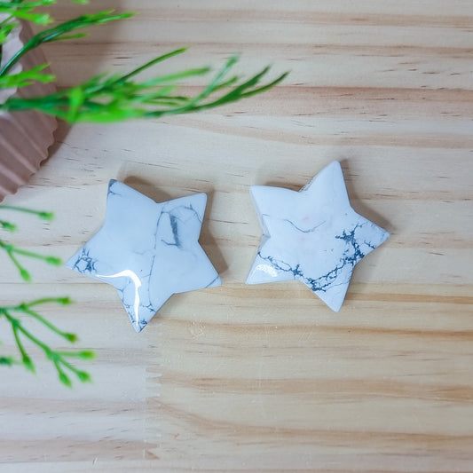 Howlite Stars