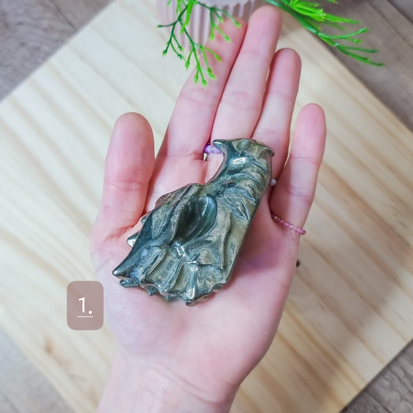 Pyrite Dragon Head