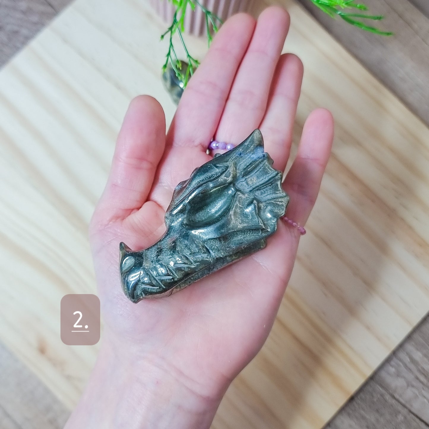Pyrite Dragon Head