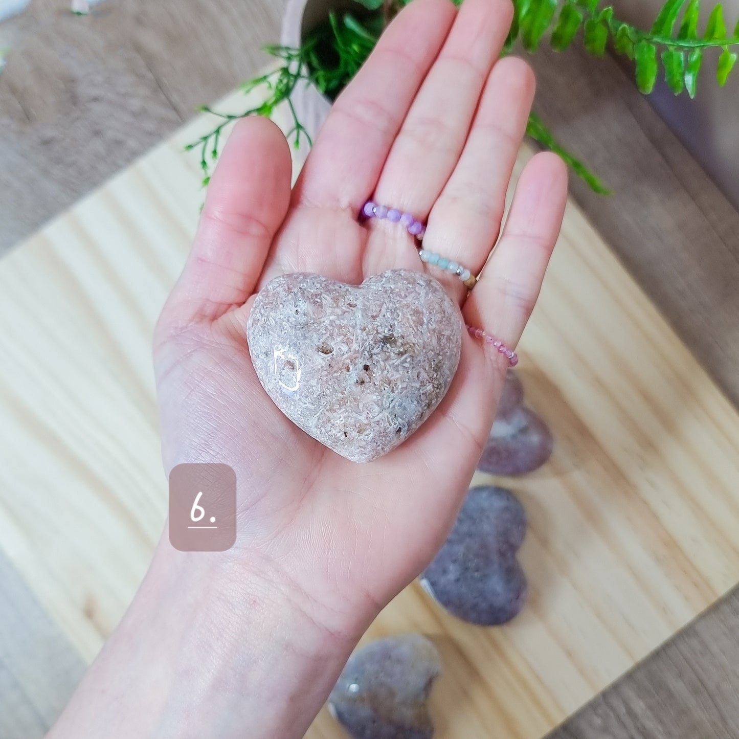 Pink Amethyst Hearts