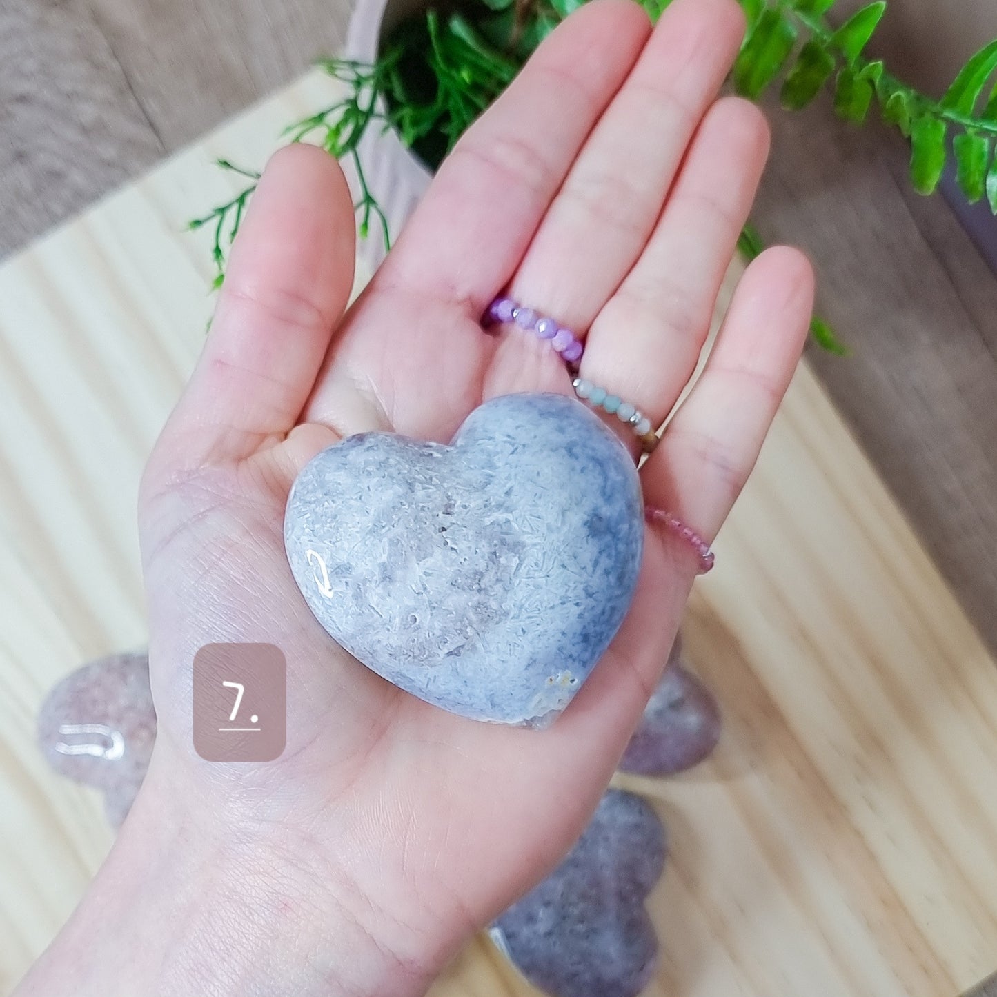 Pink Amethyst Hearts