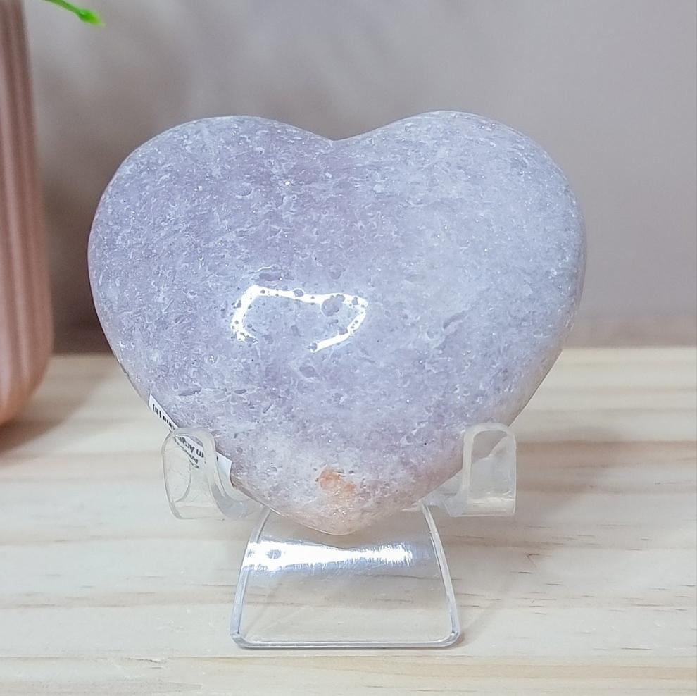 Pink Amethyst Heart