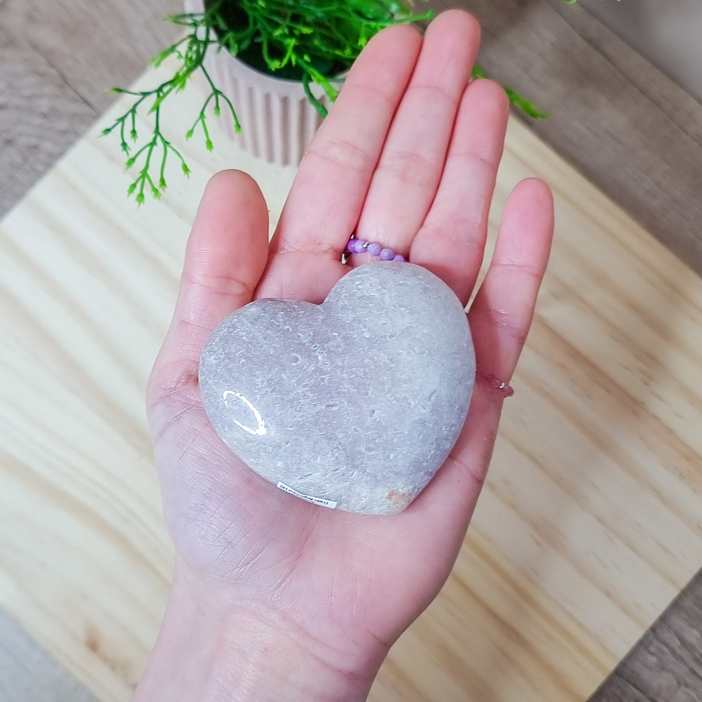Pink Amethyst Heart