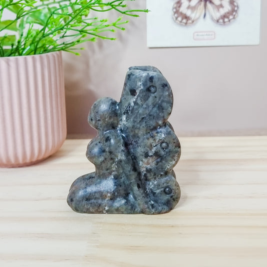 Foyalite with Fluorescent Sodalite Fairy