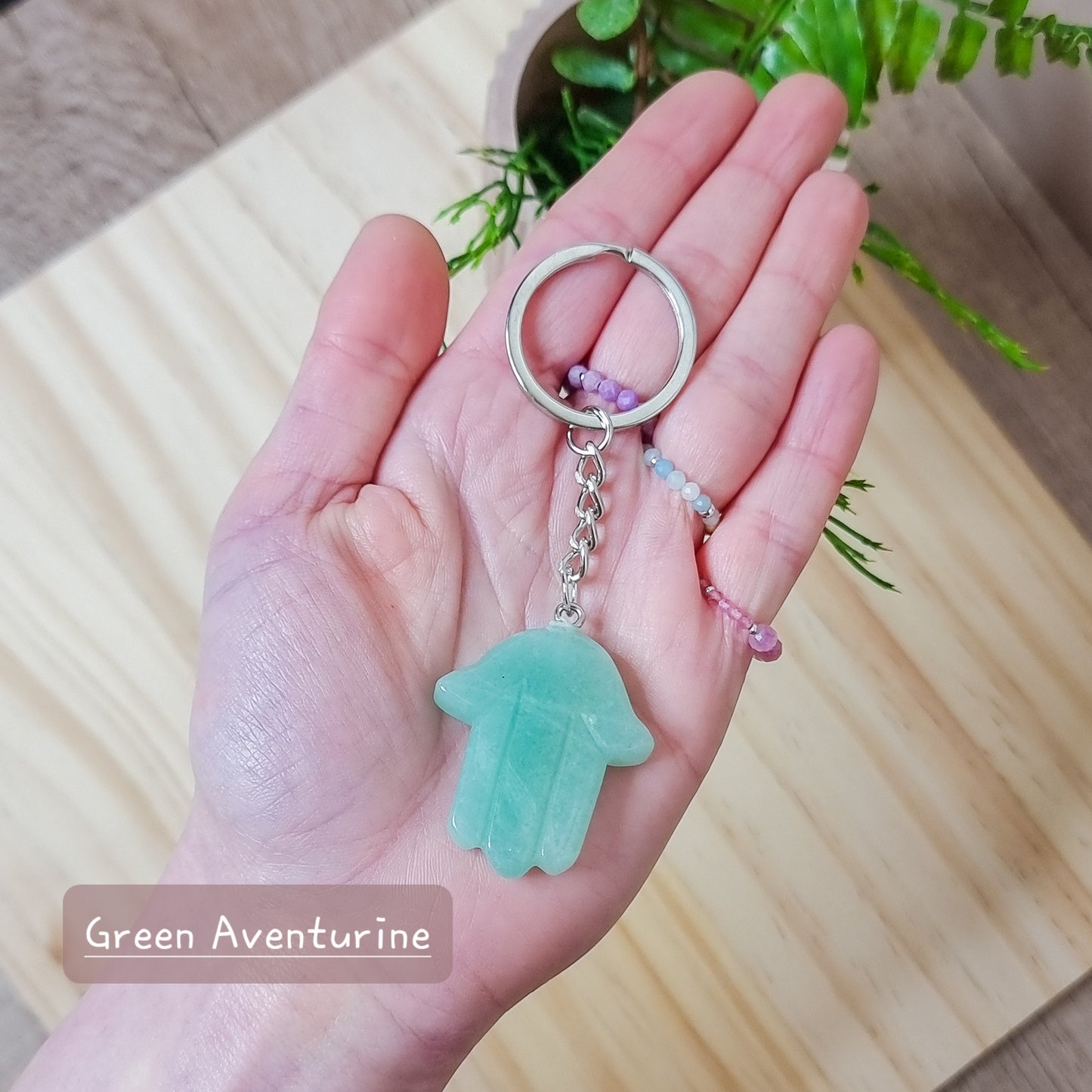 Hamsa Hand Keychain