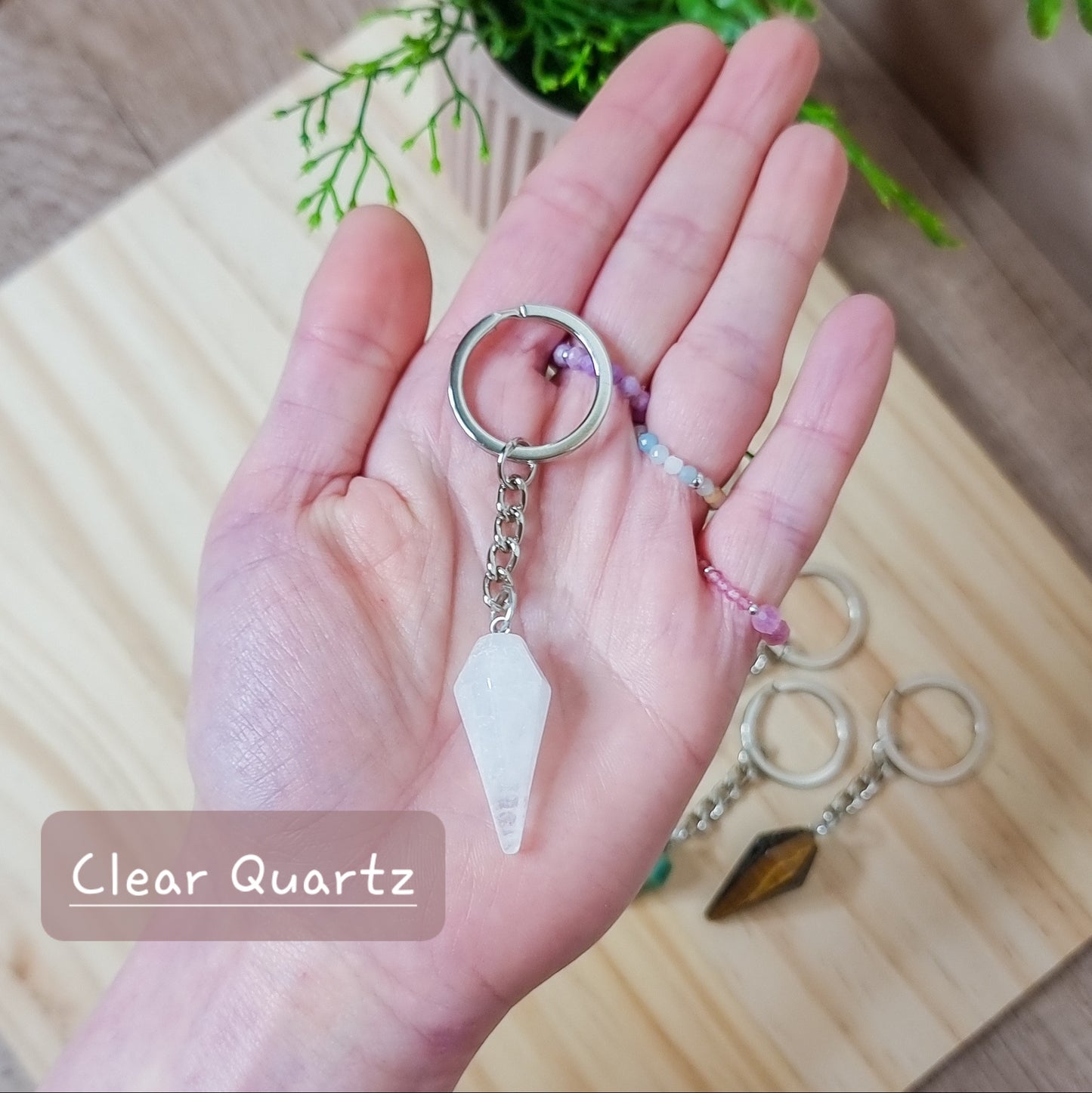 Crystal Pendulum Keyring