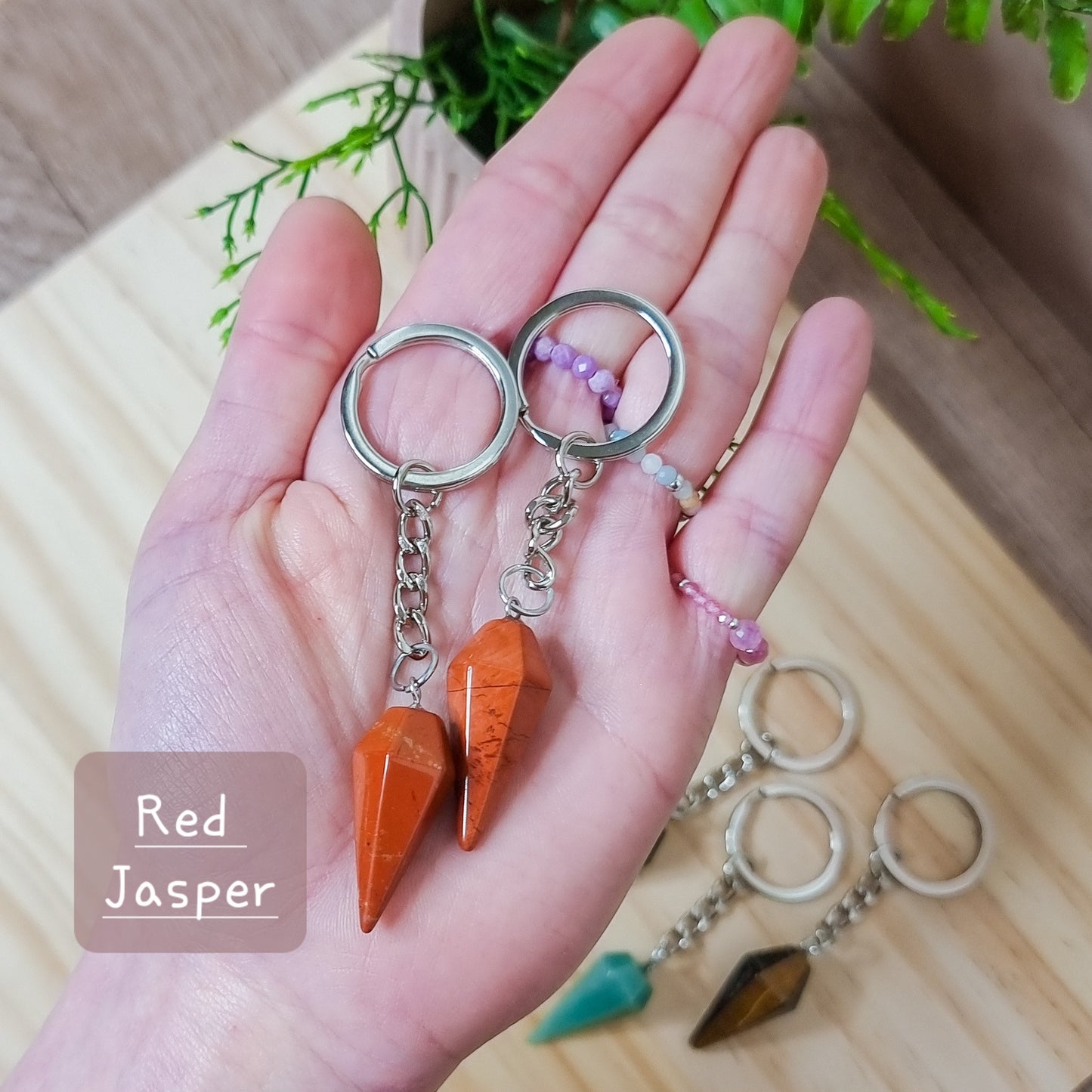 Crystal Pendulum Keyring