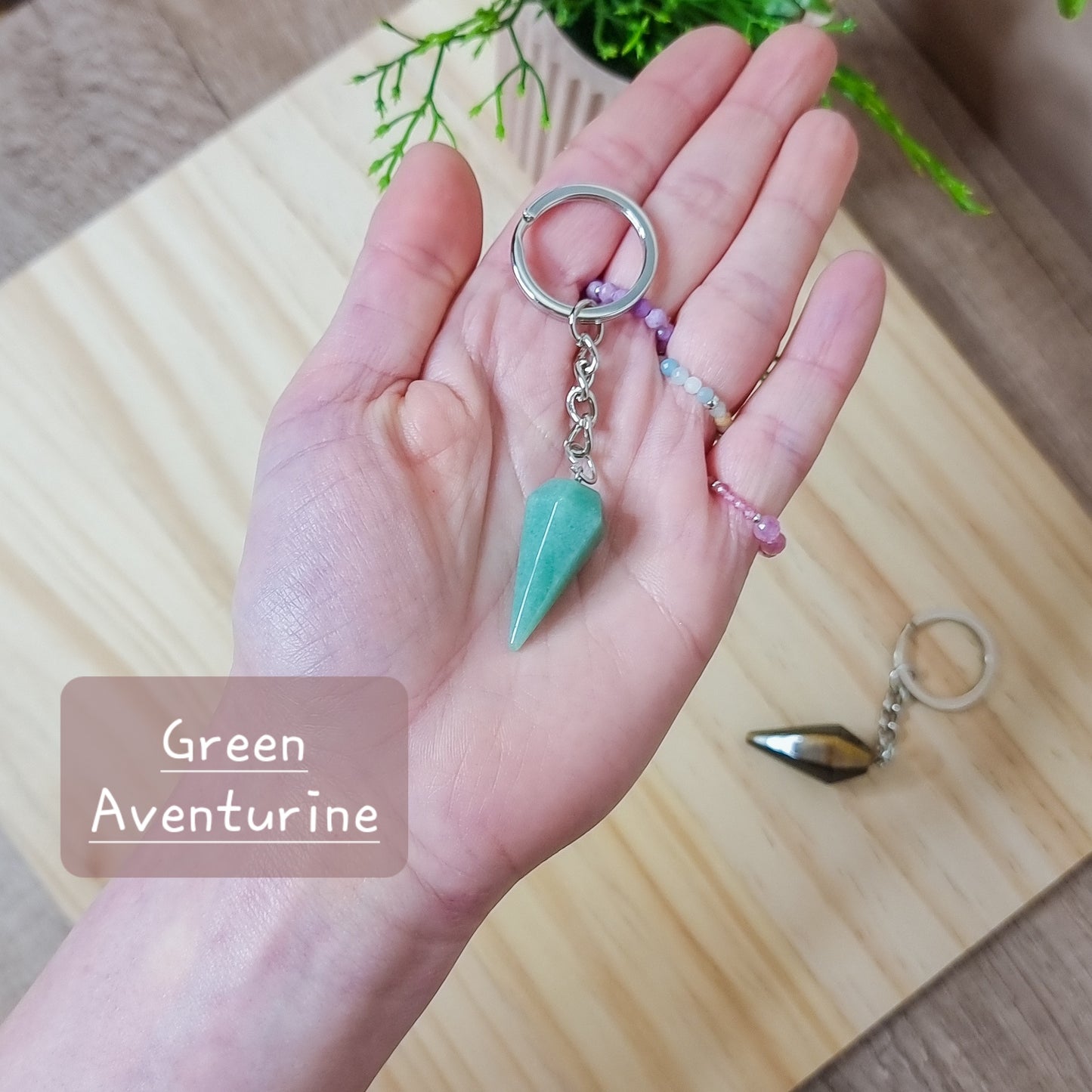 Crystal Pendulum Keyring