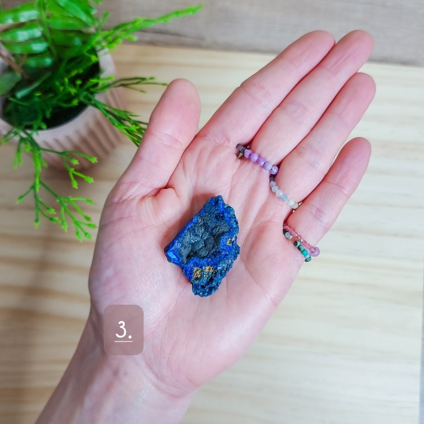 Azurite with Malachite Specimen