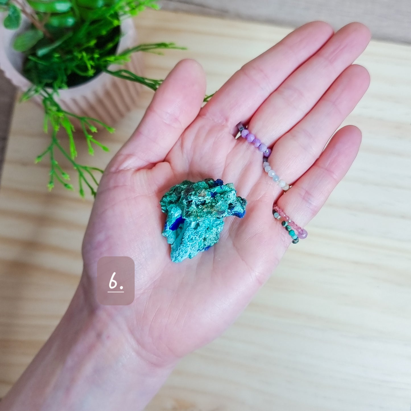 Azurite with Malachite Specimen