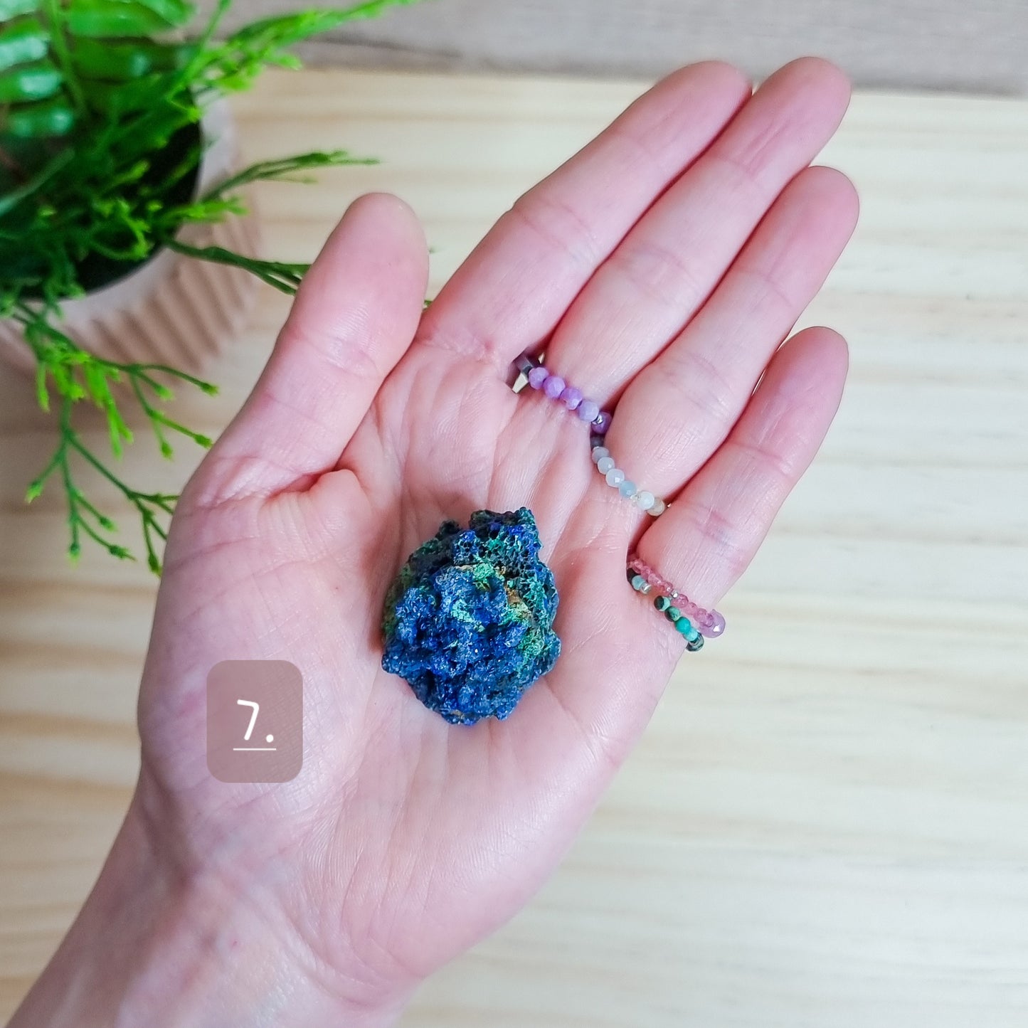 Azurite with Malachite Specimen