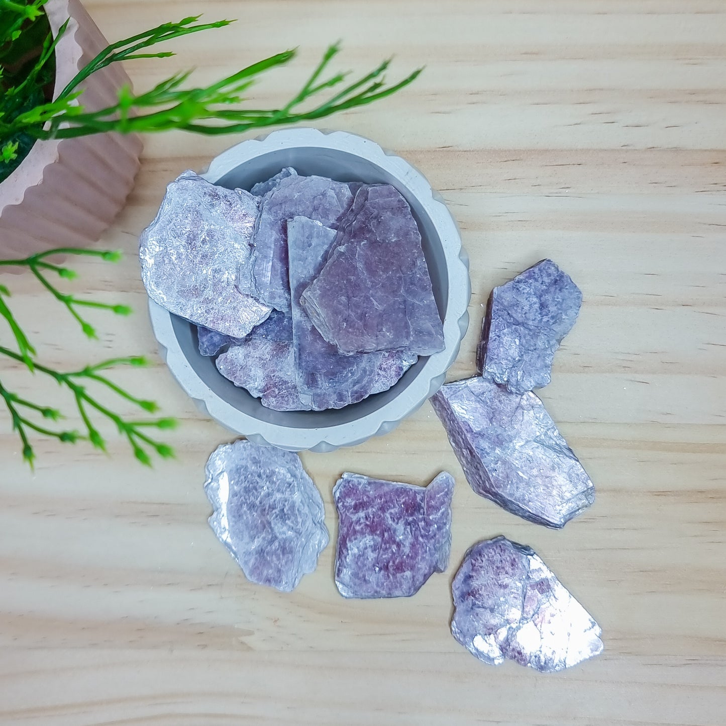 Purple Mica/Lepidolite Flakes