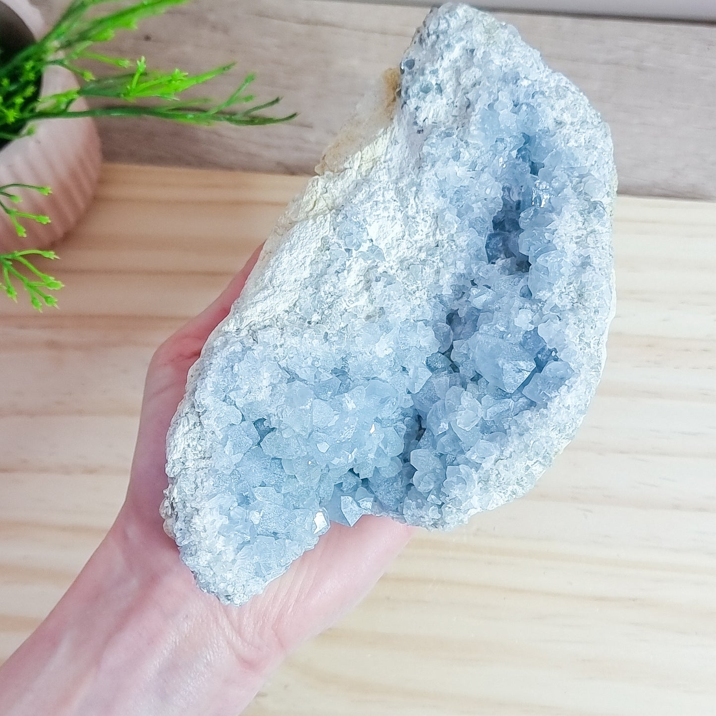 Celestite Geode Cluster